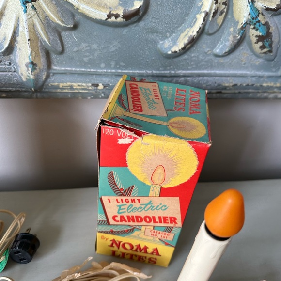 noma lights Holiday Vintage Noma Lights Electric Candolier Set Of 2